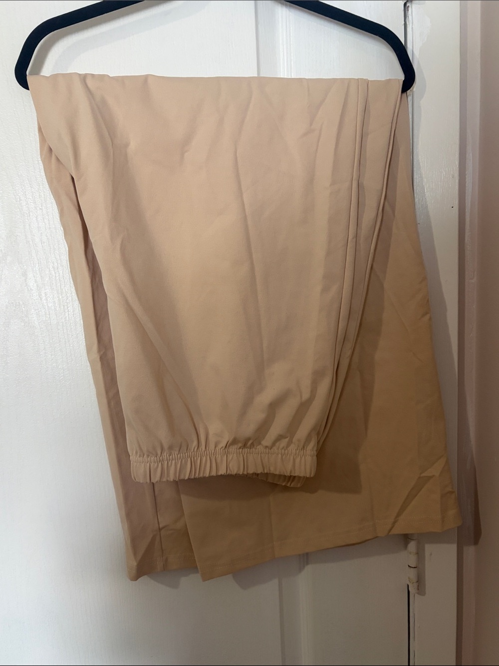 SHEIN Beige Two-Piece Lounge Set - Relaxed Tee & Wide-Leg Pants - Picture 5 of 5